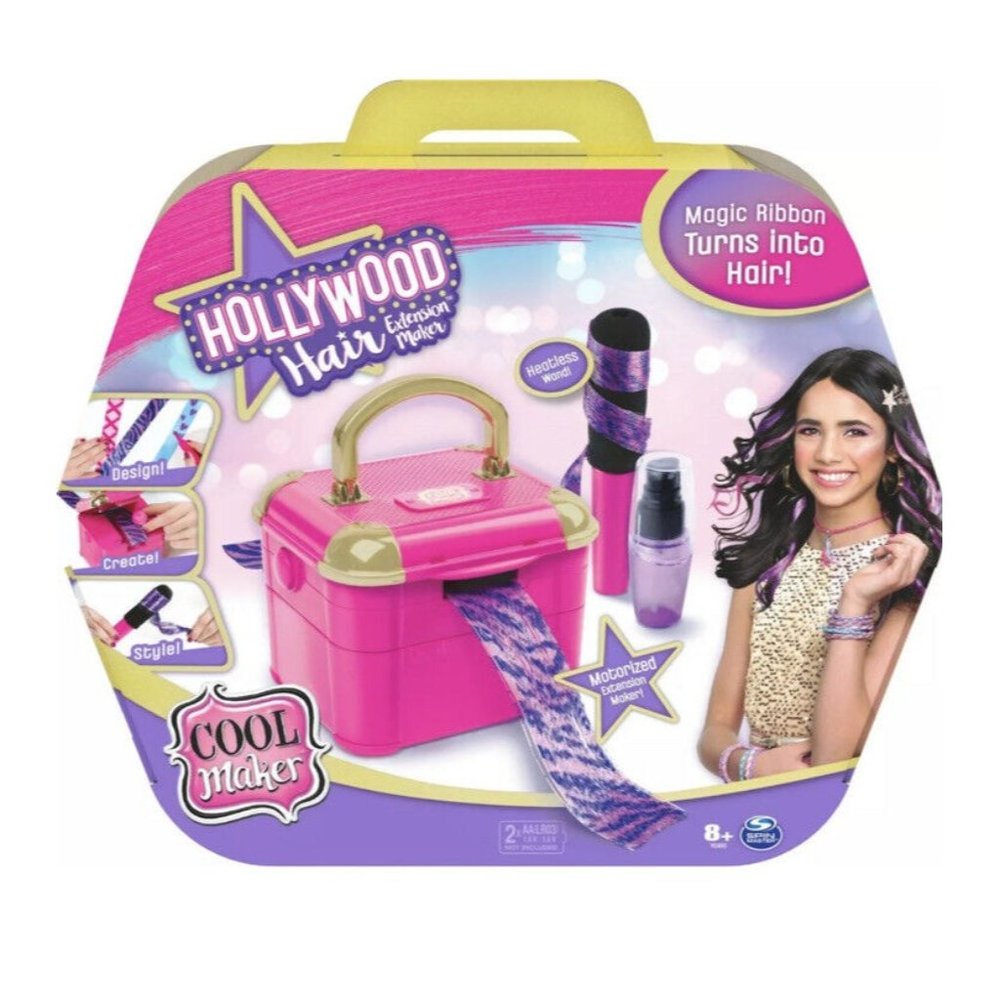 Cool Maker, Hollywood Hair Extension Maker with 12 Customizable Extensions